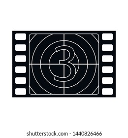 Vector design of session and viewing symbol. Collection of session and theater stock symbol for web.