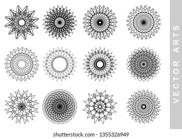 vector design set art circle 