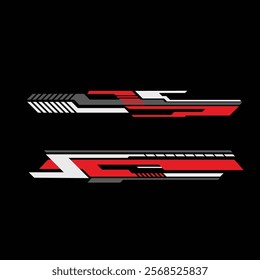 vector design set collection vector design decal car strip lines. car wrap decal strips
