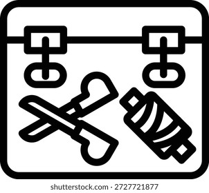 Vector Design Sewing Box Icon Style