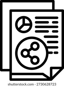 Diseño de Vector Compartir contenido Estilo de icono