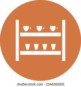 Vector Design Shelf Icon Style