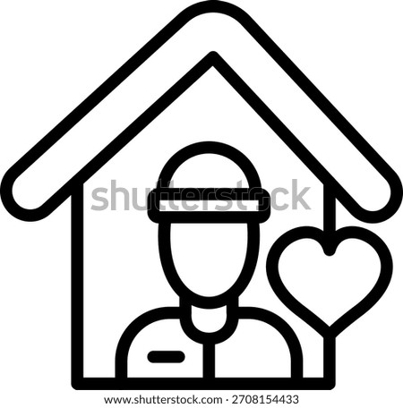 Vector Design Shelter Icon Style