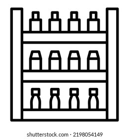 Vector Design Shelves Icon Style