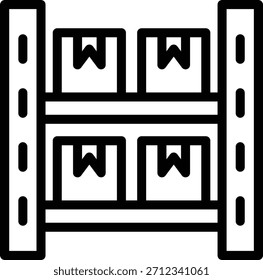 Estantes de diseño de Vector Icon Style