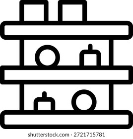 Estantes de diseño de Vector Icon Style