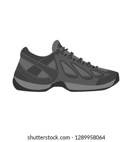 Vector design of shoe and footwear icon. Set of shoe and foot stock symbol for web.