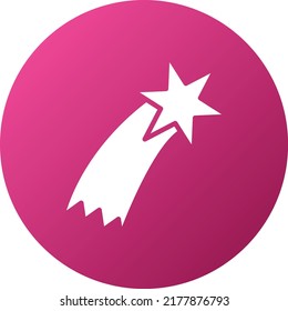 Vector Design Shooting Star Icon Style