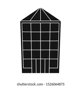 Vector design of shop and town symbol. Web element of shop and retail vector icon for stock.