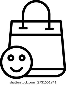 Vector Design Shopper's Delight Icon Style