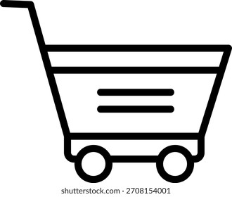 Estilo do ícone da cesta de compras do design do vetor