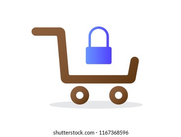 vector design of shopping cart