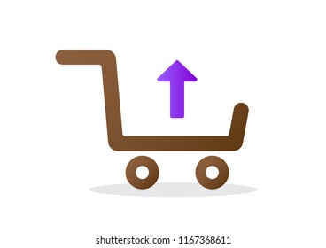 vector design of shopping cart