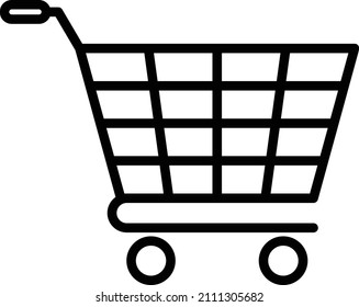 Vektordesign Shopping Cart Symbol Style