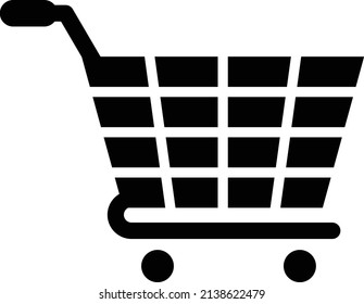 Estilo de icono del carro de la compra de diseño de vectores