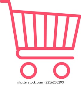 Estilo de icono del carro de la compra de diseño de vectores