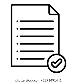 Vector Design Shopping List Icon Style