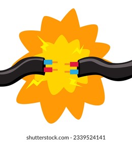 Diseño del vector del cable de cortocircuito