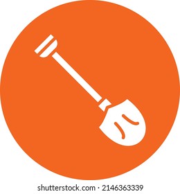 Estilo del icono de la pala de diseño del vector