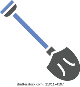 Vector Design Shovel Icon Style