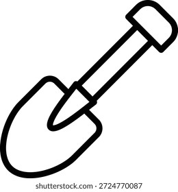 Vektordesign Schaufel Symbolstil