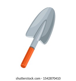 Vector design of shovel and tool icon. Web element of shovel and equipment stock symbol for web.