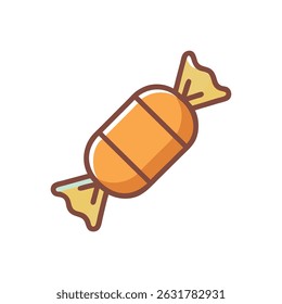 A vector design showcasing toffee as a key ingredient in dessert recipes.