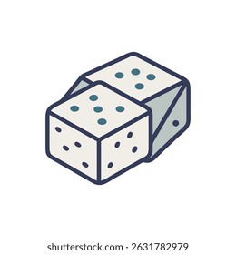 A vector design showcasing tofu blocks as a key ingredient in vegan cuisines.