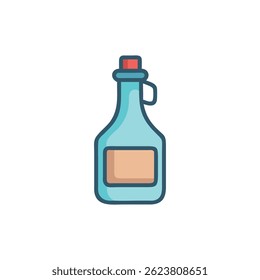 A vector design showcasing vinegar bottles as key flavor enhancements.