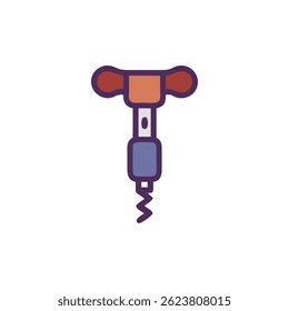 A vector design showcasing wine openers for removing corks easily.