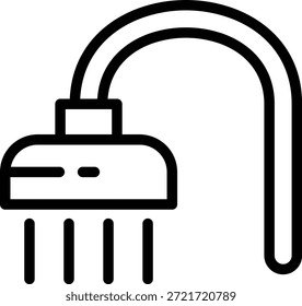 Vector Design Shower Icon Style