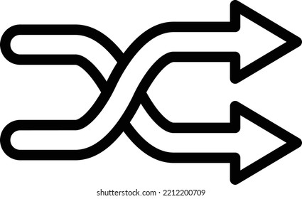 Estilo de icono de barrido de diseño de vectores