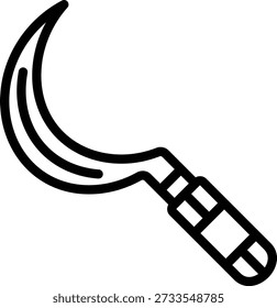 Vector Design Sickle Icon Style