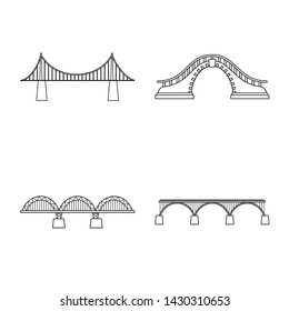 Vector design of sight and connection logo. Set of sight and construct vector icon for stock.