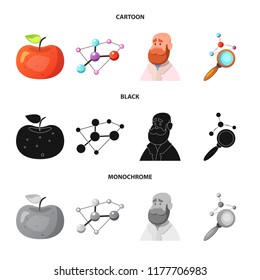 Vector design of  and  sign. Collection of  and  stock vector illustration.
