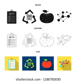 Vector design of  and  sign. Set of  and  vector icon for stock.