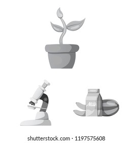 Vector design of  and  sign. Set of  and  stock symbol for web.