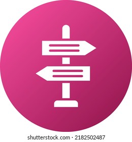 Vector Design Signpost Icon Style