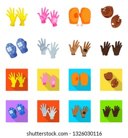 Vector design of silhouette and safety icon. Collection of silhouette and comfort stock vector illustration.