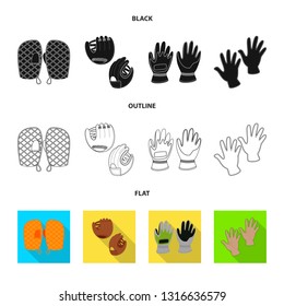 Vector design of silhouette and safety sign. Collection of silhouette and comfort stock vector illustration.