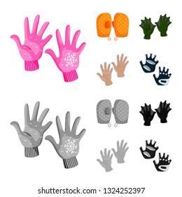 Vector design of silhouette and safety sign. Collection of silhouette and comfort stock symbol for web.