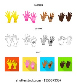 Vector design of silhouette and safety symbol. Set of silhouette and comfort stock vector illustration.
