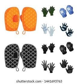 Vector design of silhouette and safety symbol. Set of silhouette and comfort stock vector illustration.