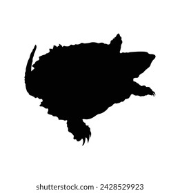 vector design silhouette of turtles or Testudines