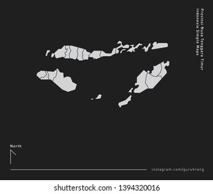 Vector design of simple 34 Province of Indonesia Map with polygonal design and editable EPS-10 format. Every map including line and detail of city or district area in province of Indonesia. 