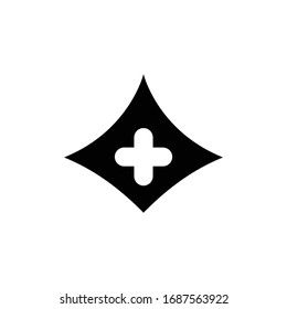 Diseño vectorial de un simple logotipo para un hospital