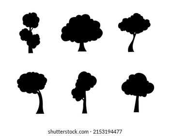 vector design, simple tree shape illustration