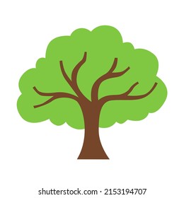 vector design, simple tree shape illustration