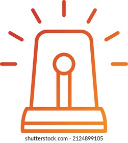Vector Design Siren Icon Style