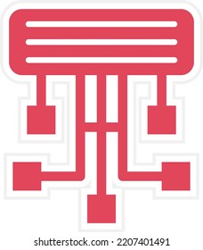 Vector Design Sitemap Icon Style